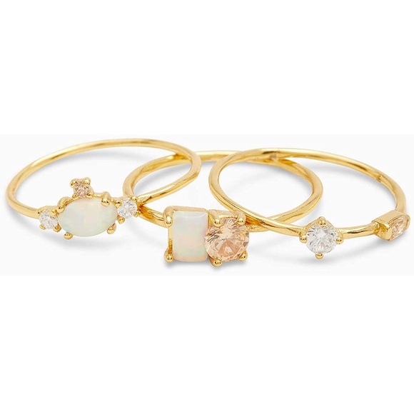 Gorjana Hudson Ring Set | Gold | NWT ✨ - Picture 2 of 14